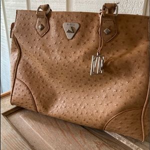 Via Neroli ostrich embossed purse